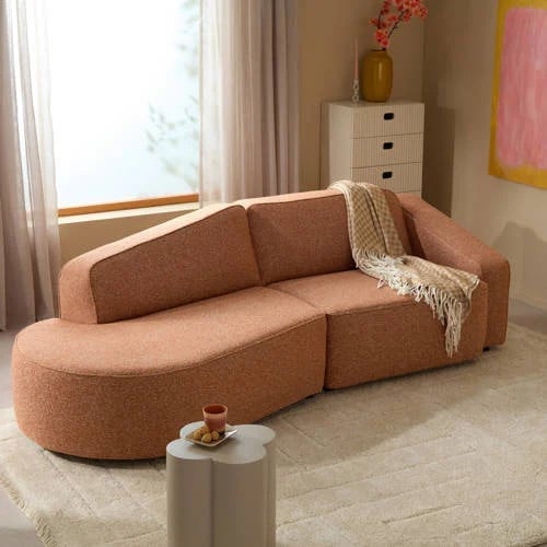NOUS Living 3-zitsbank Sumo modern brick