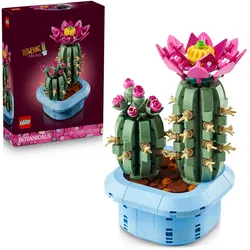LEGO Botanicals 11509 Blühender Kaktus, Kunstblumen, DIY Deko Pflanze