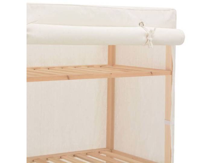 Armoire à vêtements/Garde-robe - gkk - avec 4 étagères Blanc 79x40x170 cm Tissu gg203