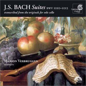 Marion Verbruggen - Bach: Suiten für Violoncello (Transkriptionen für Flöte) - Preis vom 02.10.2026 23:42:20 h