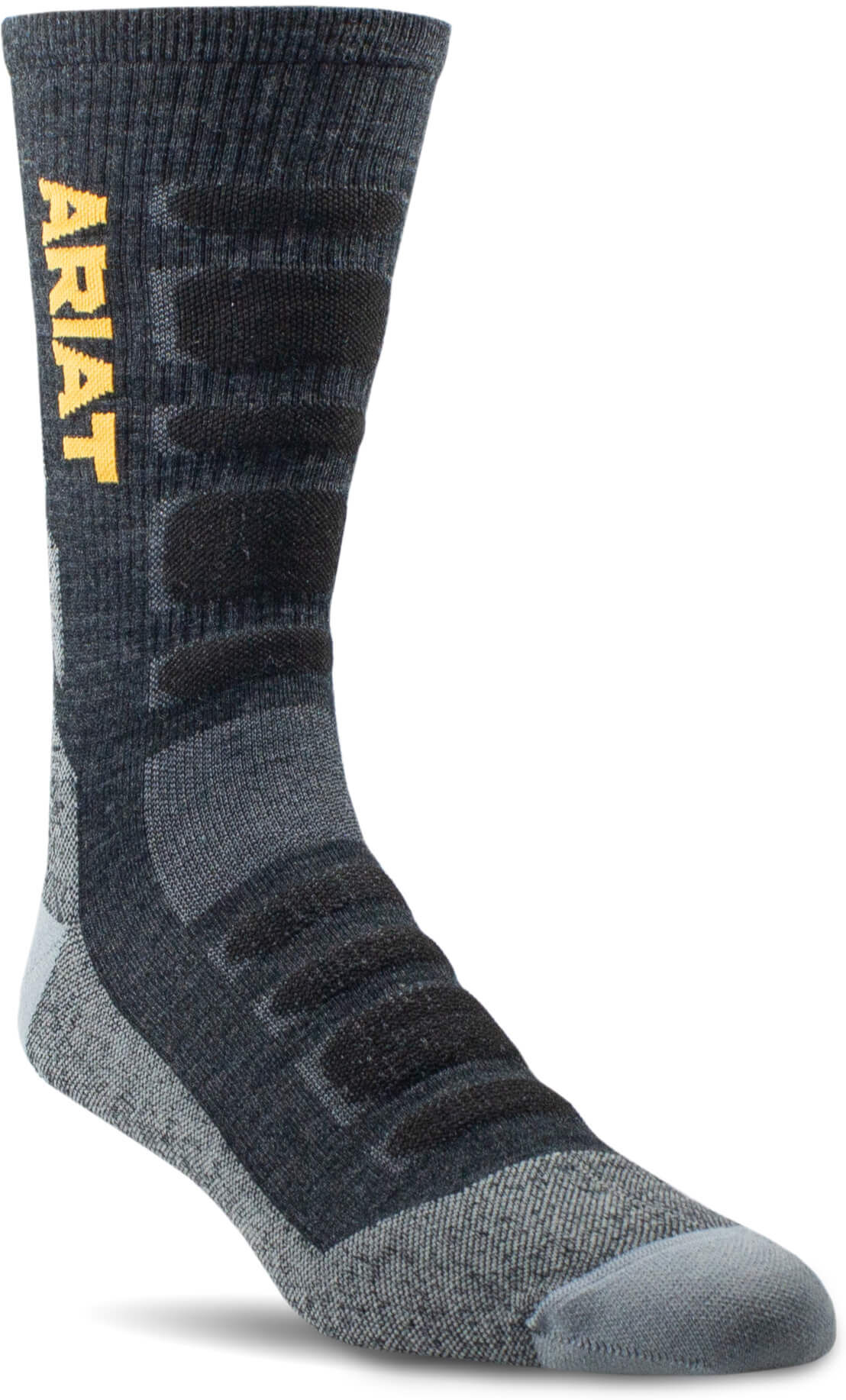 Performance Lace Boot Work Socks in Black, Size: Medium Regular by Ariat