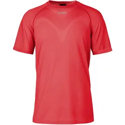 UYN Herrenlaufshirt kurzärmelig Kymra, ultraleichtes Laufshirt für dynamische Einheiten und längere Läufe, rot - rot / S