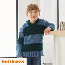 Strickanleitung – Jungs-Pullover aus Woll Butt Heidi