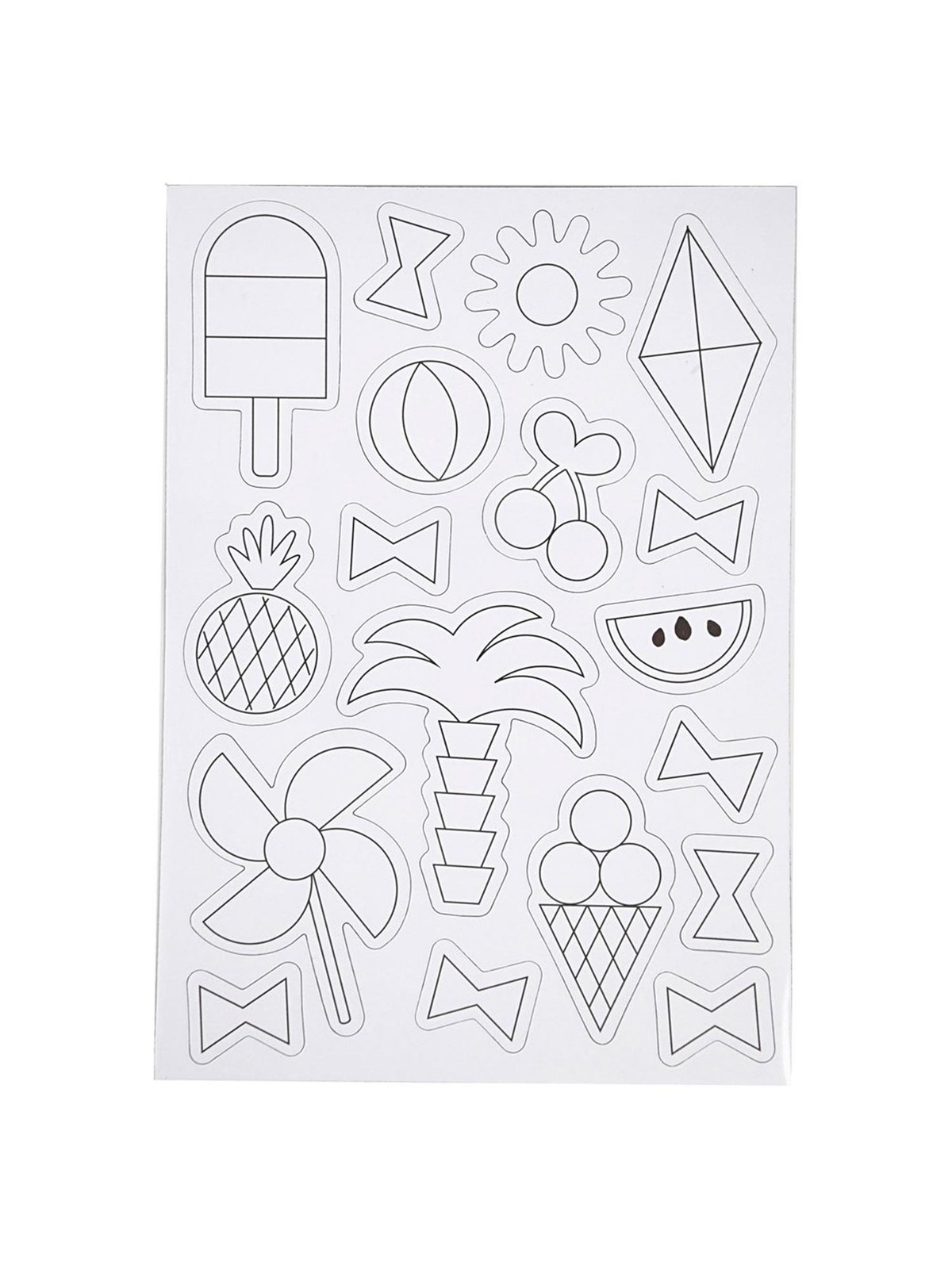 Creativ Company Color your own Magnets - Summer
