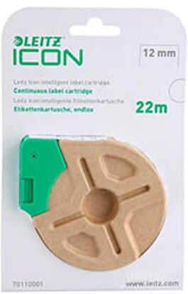 Leitz 70110001 fita de papel branco 12 mm x 22 m