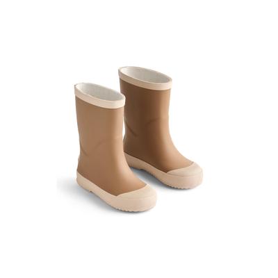 Stiefel WHEAT "WHEAT Rubber Boot Muddy", Mädchen, Gr. 23, braun (hazel), Gummi, unifarben, Schuhe Stiefel