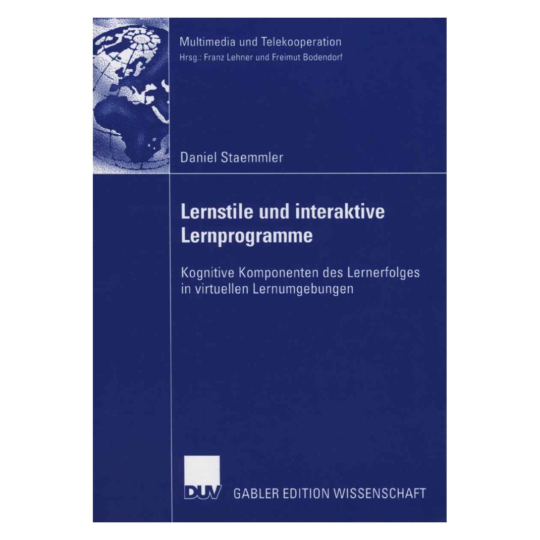 Gabler Lernstile und interaktive Lernprogramme (Deutsch, Softcover, Daniel Staemmler) (7429490)
