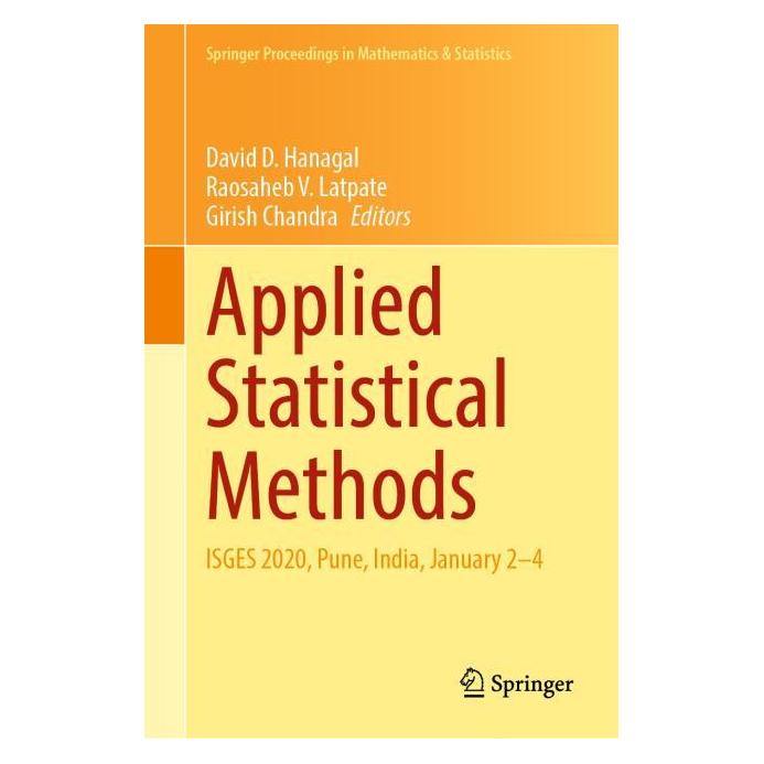 Springer Applied Statistical Methods (Englisch, Hardcover, Chandra, David D. Hanagal, Girish, Raosaheb, V Latpate) (71876365)
