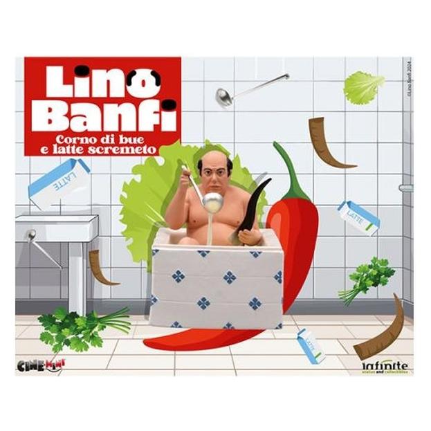 Infinite Statue LINO Banfi - Ox Horn and Skim Milk - Film Scene Eye, Evil Eye, Parsley and Fennel - PVC Collectible (59938)