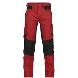 Helix Arbeitshose mit Stretch, rot/schwarz, Schrittlänge Plus, Größe 53 - rot/schwarz - 53