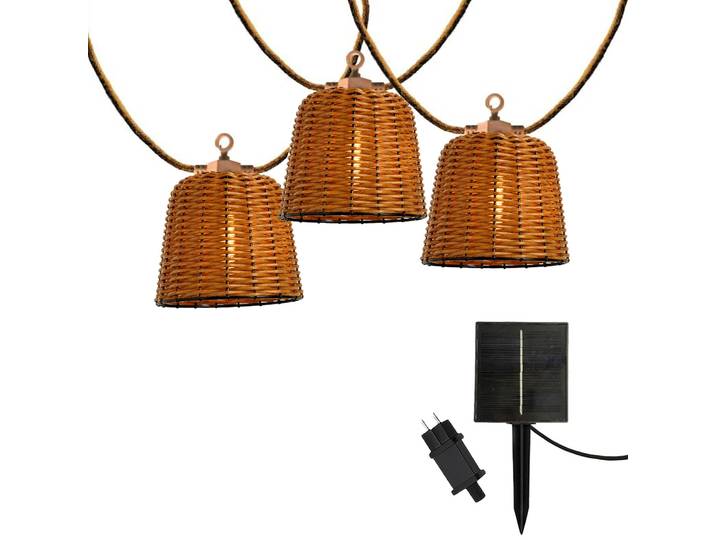 Guirlande lumineuse hybride solaire FORMENTERA 8 m
