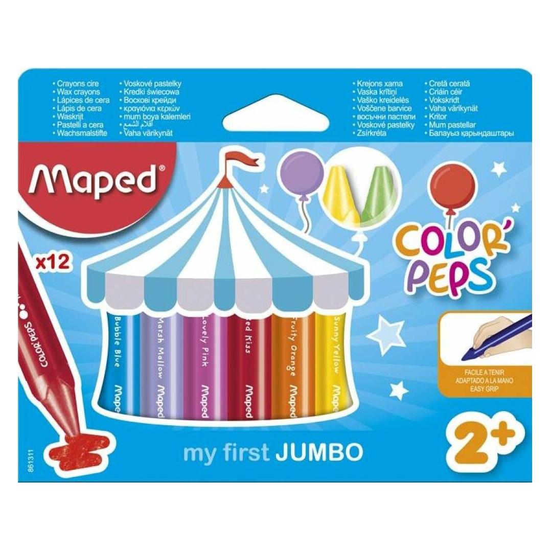 Maped Jumbo Color Peps (12x) (330608)