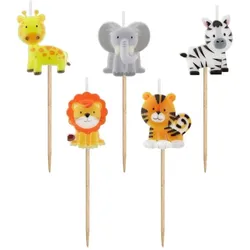 5 Kerzen Tiere