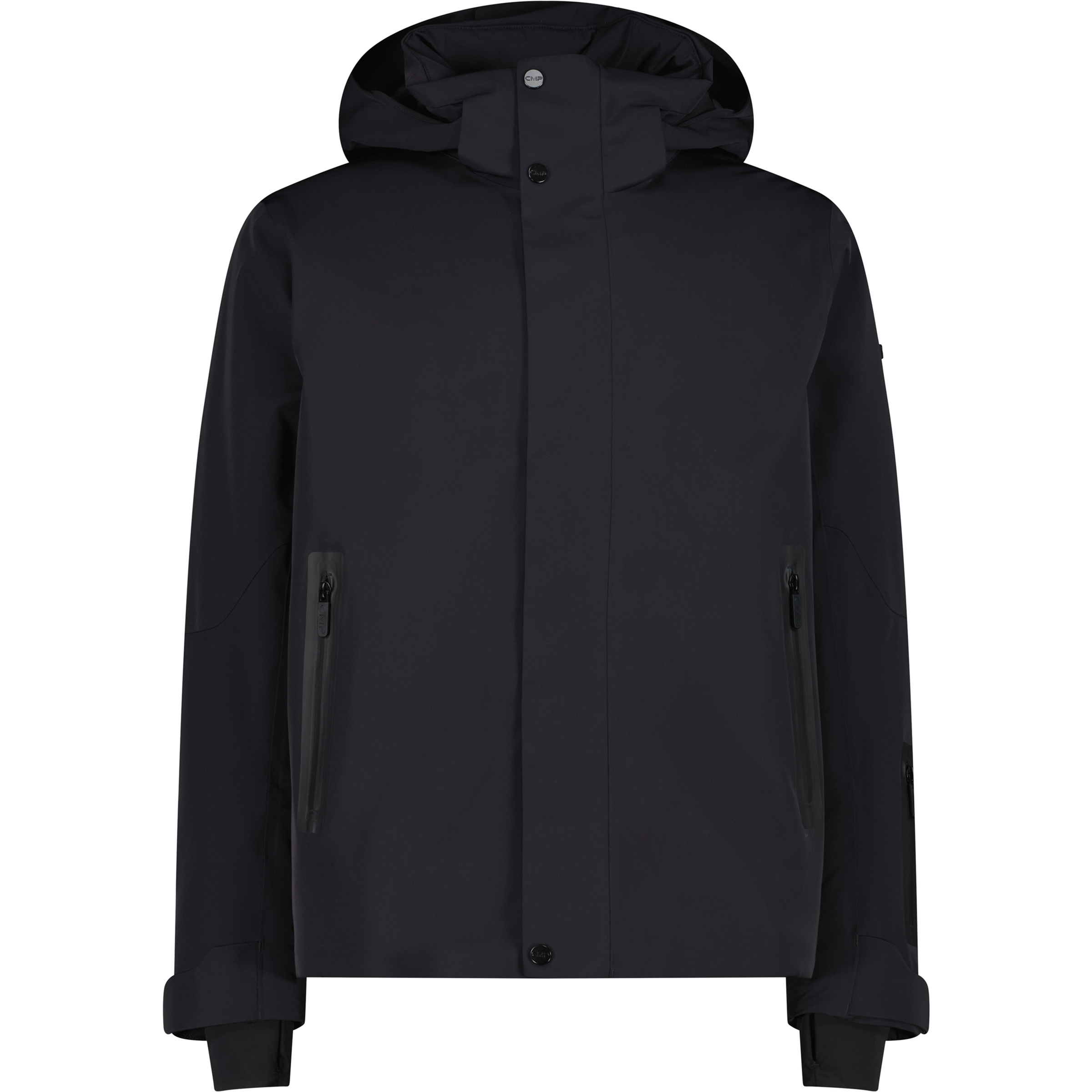 CMP Zip Herren Kunstfaserjacke schwarz Größe L Skifahren Isolierend