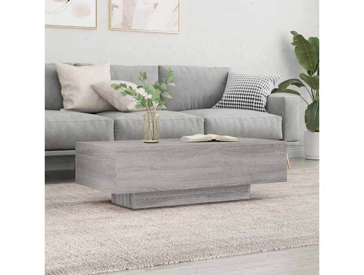 Table basse sonoma gris 100x49 5x31 cm bois d'ingénierie 833894