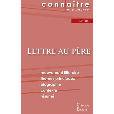 Fiche de lecture Lettre au père de Kafka (Analyse littéraire de référence et résumé complet), Taschenbuch von Franz Kafka, Les éditions du Cénacle,