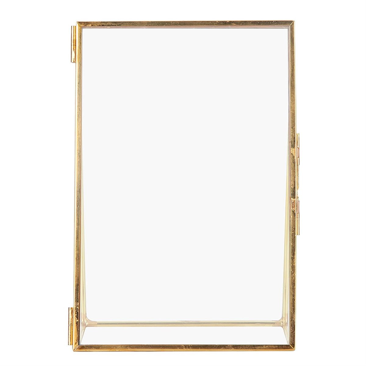 Dailygoods Fotolijst Goud - Vintage Messing - Metalen Desktop Stand