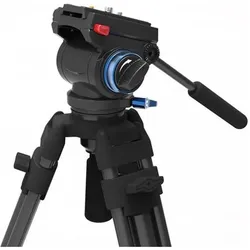Leofoto Videokopf VT-10 60mm (2-Wege-Neiger, Videokopf), Stativkopf, Schwarz