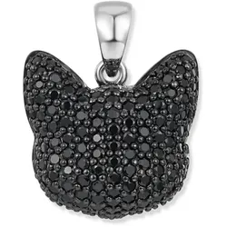 Seinerzeit SZA-3990-456 Anhänger Kuro Katze Silber