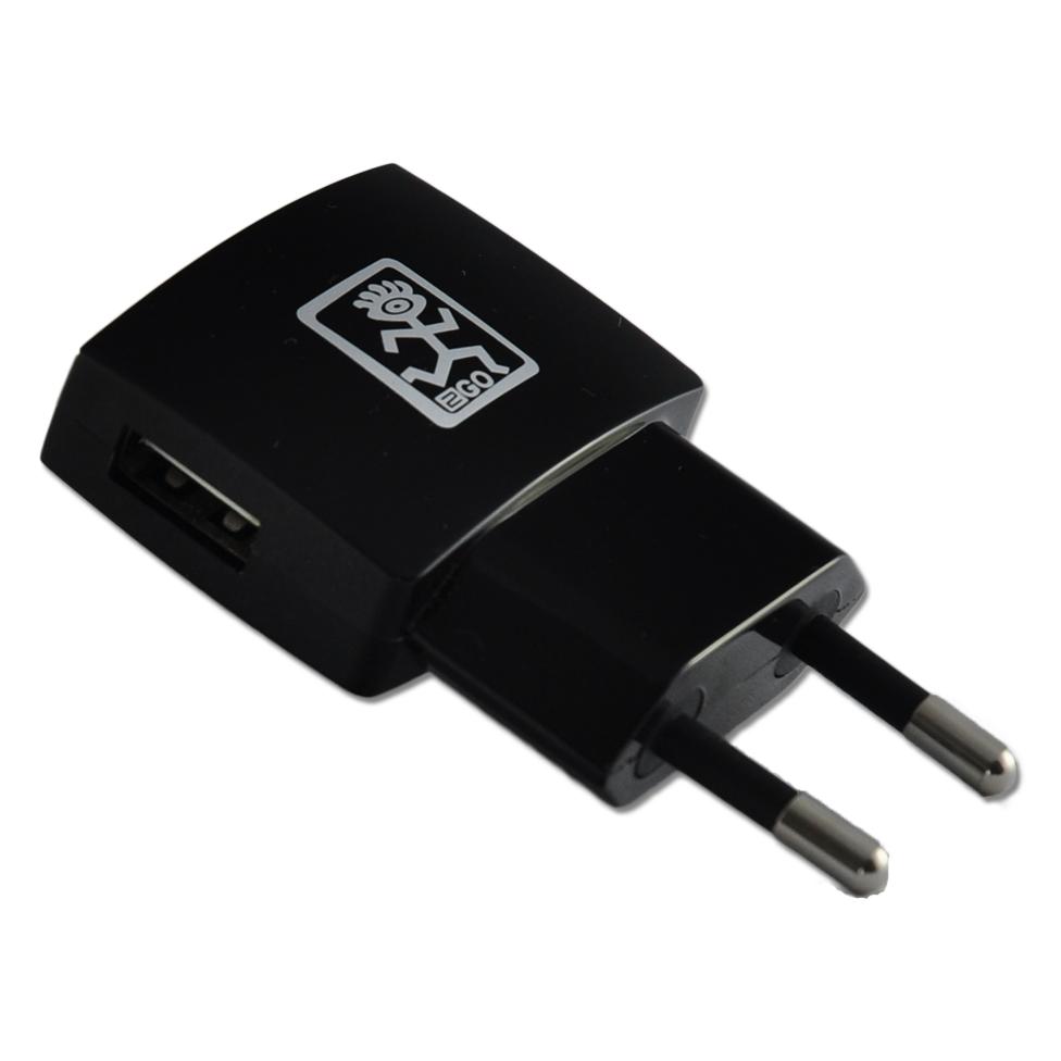 2GO Netz-Ladegerät 100V-240V - schwarz für Universal USB (5 W, 1 Port) (795981)