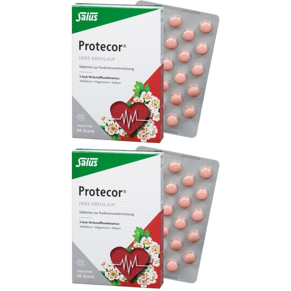 Protecor Herz-Kreislauf Tabl.z.Funktionsunt.Salus 2x 2x50 St Überzogene Tabletten