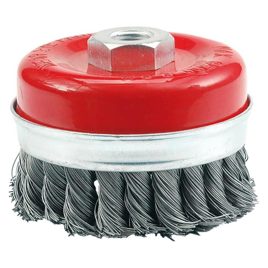 Toya Vorel 06976 - Tasse des Drahtbürste 100 mm, geflochten (06976)