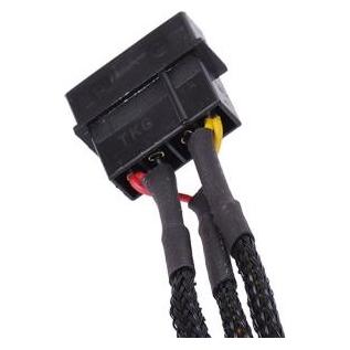 Phobya 4Pin Molex Adapter (30 cm, 3 Pin, 4 pin Molex) (87485)