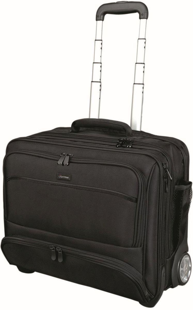 Business Laptop Trolley Sky 46x43x22cm Nylon schwarz Packung mit 3 Stück
