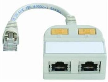 Telegärtner Adaptateur modulaire T 2x10/100BT blindé 100023150 (100023150)