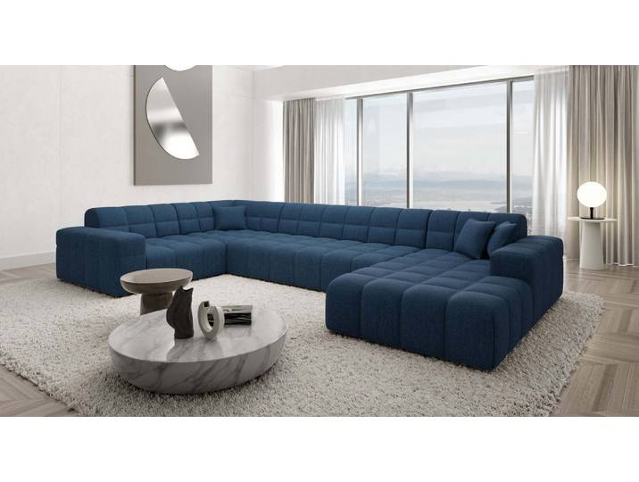 Stoff Wohnlandschaft Ibiza U-Form