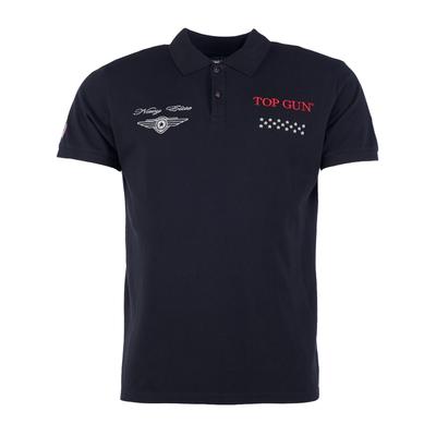 T-Shirt TOP GUN "TG20213004", Herren, Gr. 48S, schwarz, 100% Baumwolle, Shirts T-Shirt