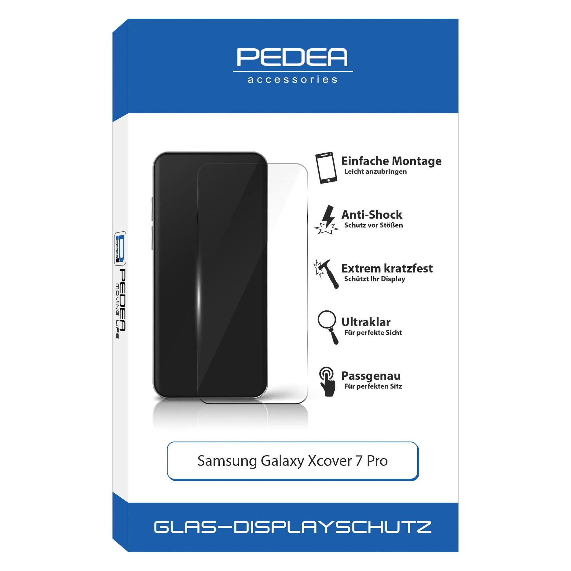Pedea Display-Schutzglas Samsung Galaxy Xcover 7 Pro (11170199) (Samsung Galaxy XCover7 Pro) (11170199)