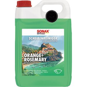 Sonax Scheibenreiniger 01615000, Orange und Rosemary, gebrauchsfertig, für Scheibenwaschanlage, 5 Liter