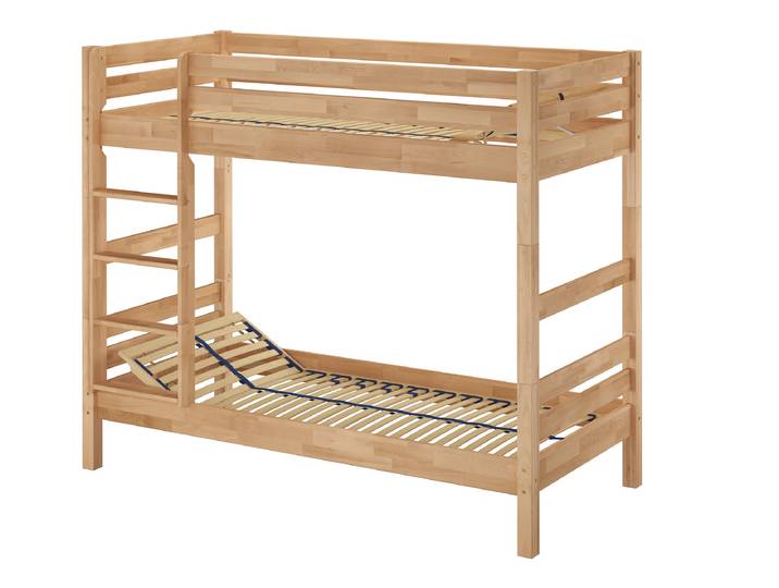 Schönes Etagenbett 90 x 200 cm Buche Massiv Extra Stabil Erwachsene