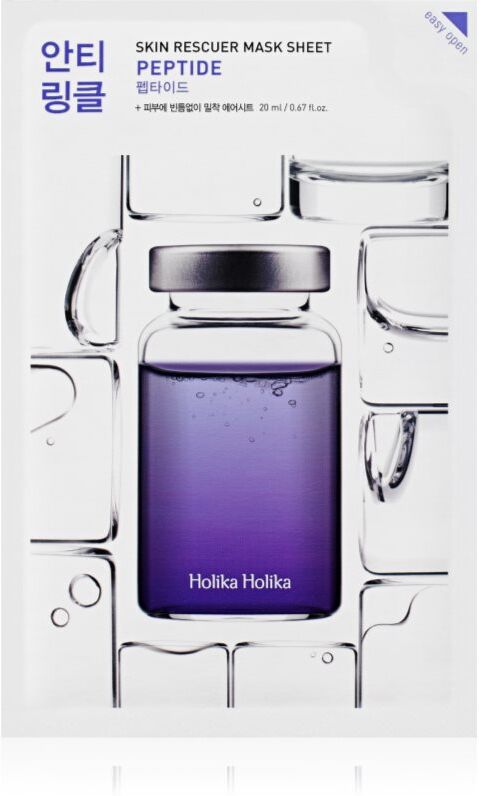 Holika Holika Skin Rescuer Peptide revitalising sheet mask with peptides 20 ml