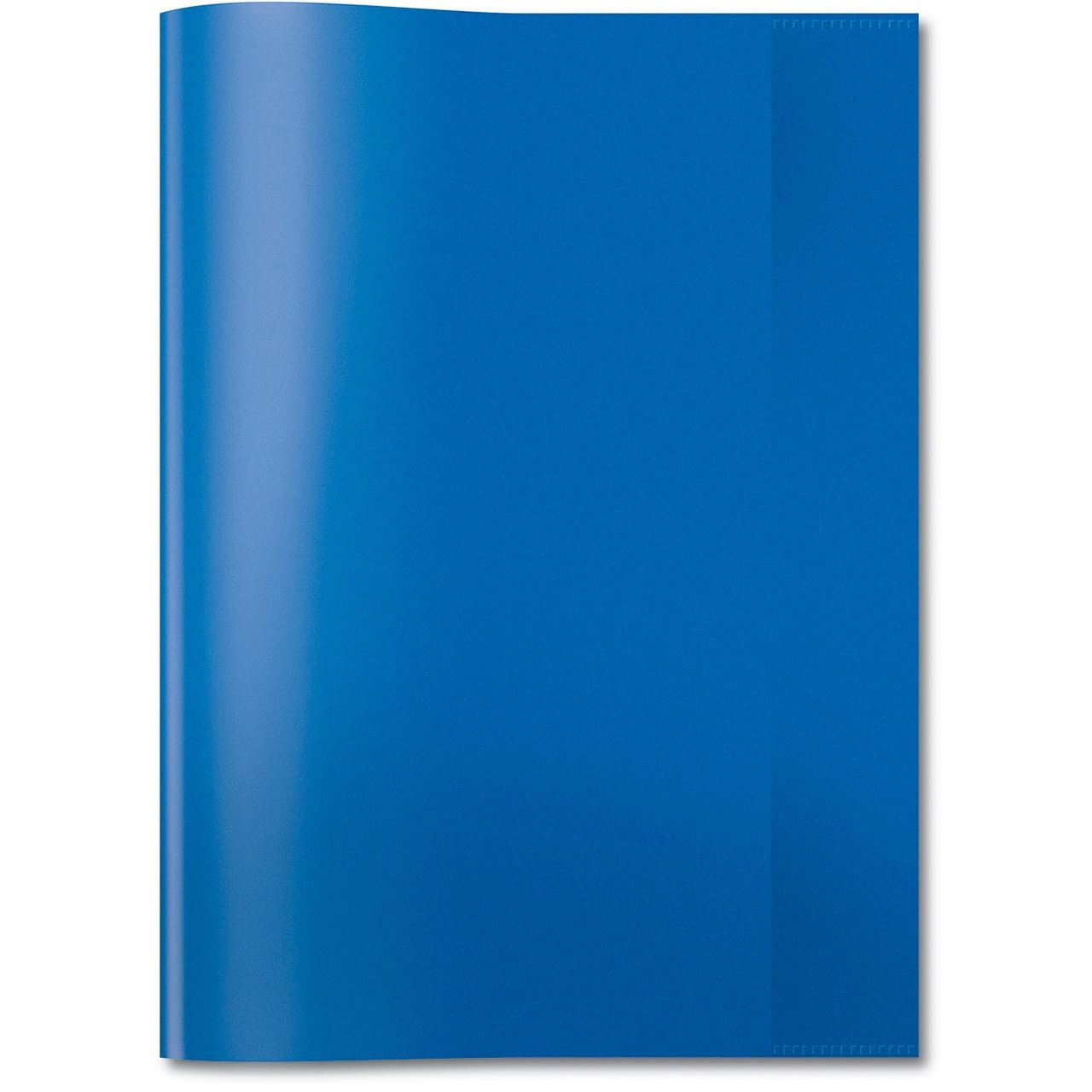 HERMA Heftumschlag transparent blau Kunststoff DIN A4