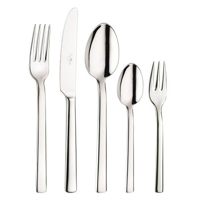 Besteck-Set PINTINOX "Millenium", silber (silberfarben), 30, Chromnickelstahl 18/10, Essbesteck-Sets