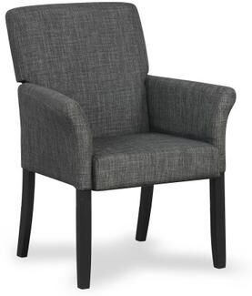 Costway Executive Guest Chair Reception Waiting Room Arm Chair-Gray