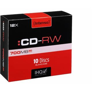 Intenso CD-RW 700 MB 10er Slimcase (2801622)