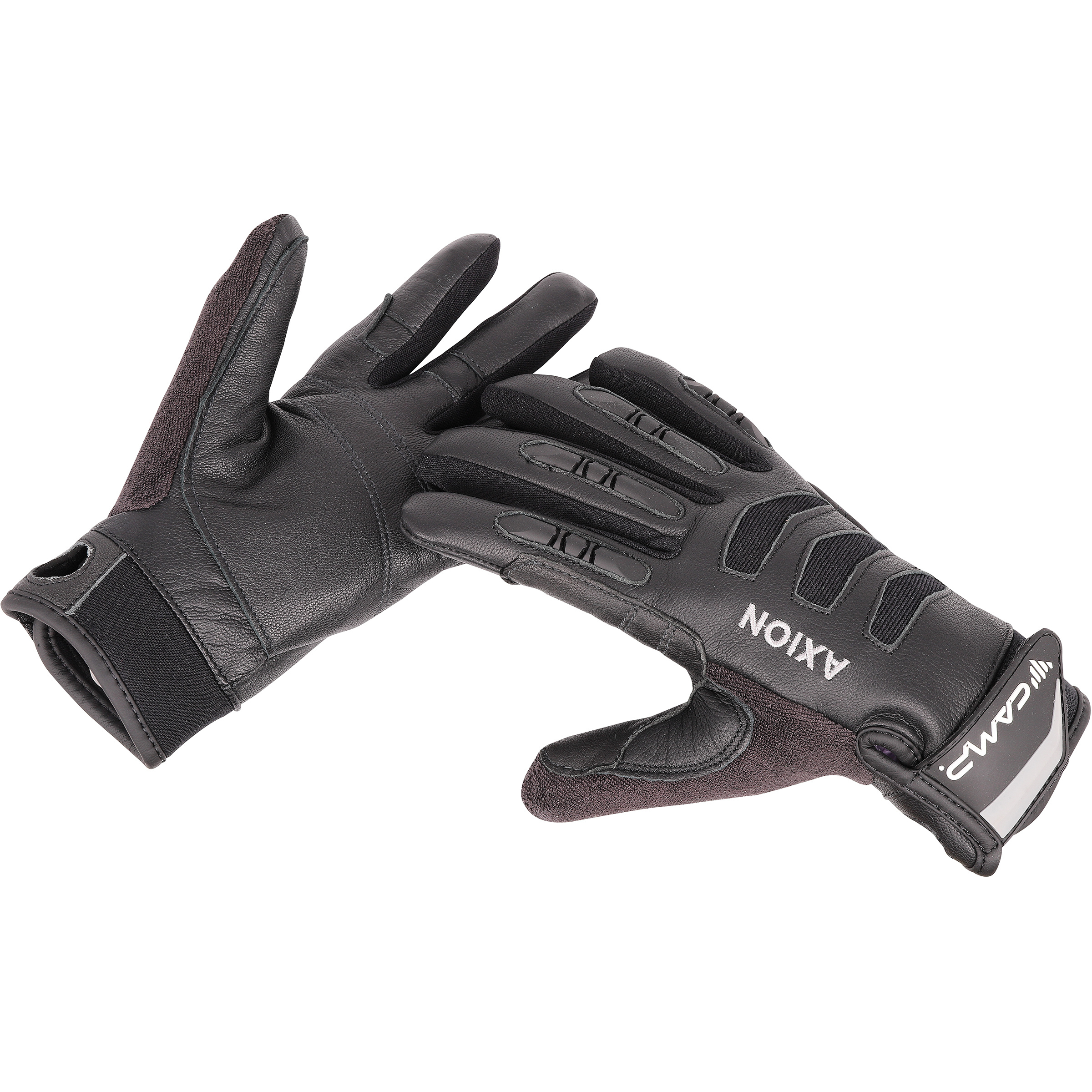 Camp Axion Black Kletterhandschuhe Klettersteig-Handschuhe schwarz Größe M Alpinklettern | Hochtour