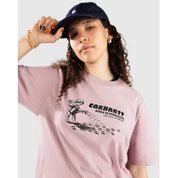 Carhartt WIP Bumper Sticker T-Shirt hortensia Gr. L