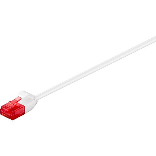 Goobay 93712 CAT 6 Slim Patchkabel U/UTP, Wit, 20m