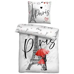 Castell® Wendebettwäsche PARIS Polycotton Renforcé Einzelbett, 2tlg.