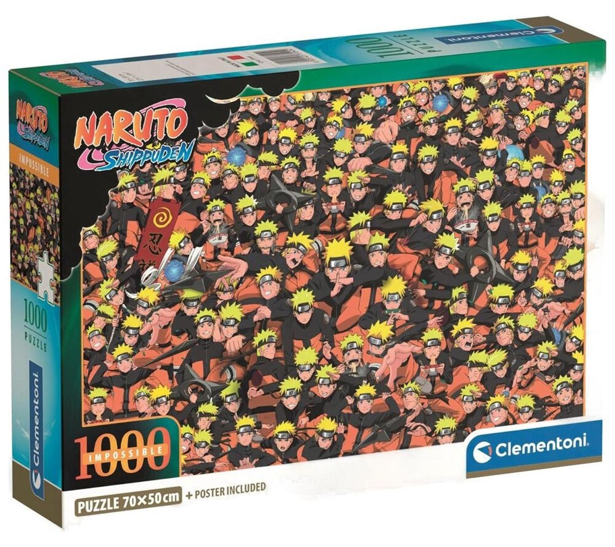 Clementoni Puzzel Impossible Naruto met 500 stukjes