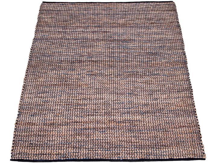 Teppich PACO HOME Odense 684 , blau, B:200cm H:13mm L:290cm, Baumwolle, Jute, Wolle, Teppiche, Teppich, handgewebter Wendeteppich, Jute & Wolle, meliert, Wohnzimmer