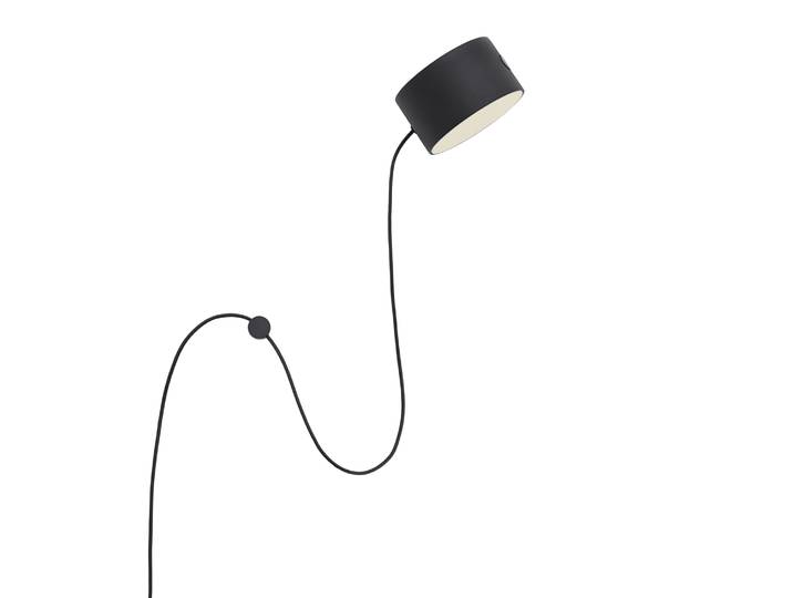 Muuto - Applique orientable Post - Noir - Acier laqué - Designer Earnest Studio