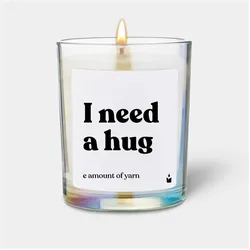 Chatty Candles, Duftkerzen, Duftkerze Woody I need a huge amount of yarn