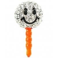 Poppys Happy Face model L oranje zilver