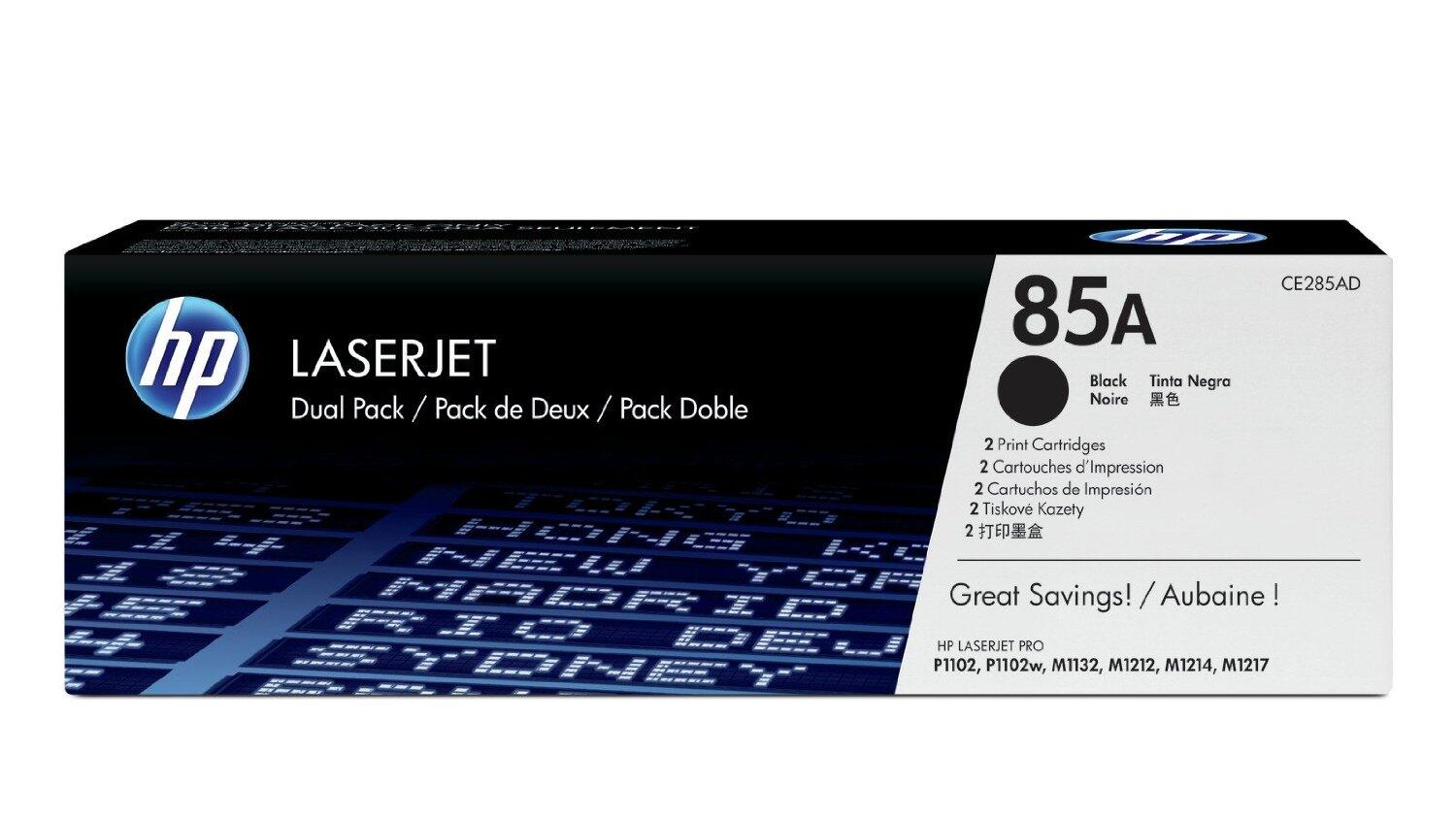 HP Inc. HP Original 85A Toner Doppelpack schwarz 2 x 1.600 Seiten (CE285AD)