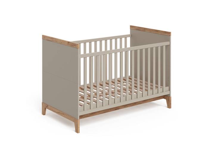 VitaliSpa Babybett Malia Cashmere/Artisan 70x140 cm, Kaschmir, Eiche Artisan, Holzwerkstoff, Baby- und Kindermöbel, Kinderzimmer & Jugendzimmer, Kinderbetten